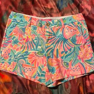 Callahan Knit Shorts in Tropical Punch